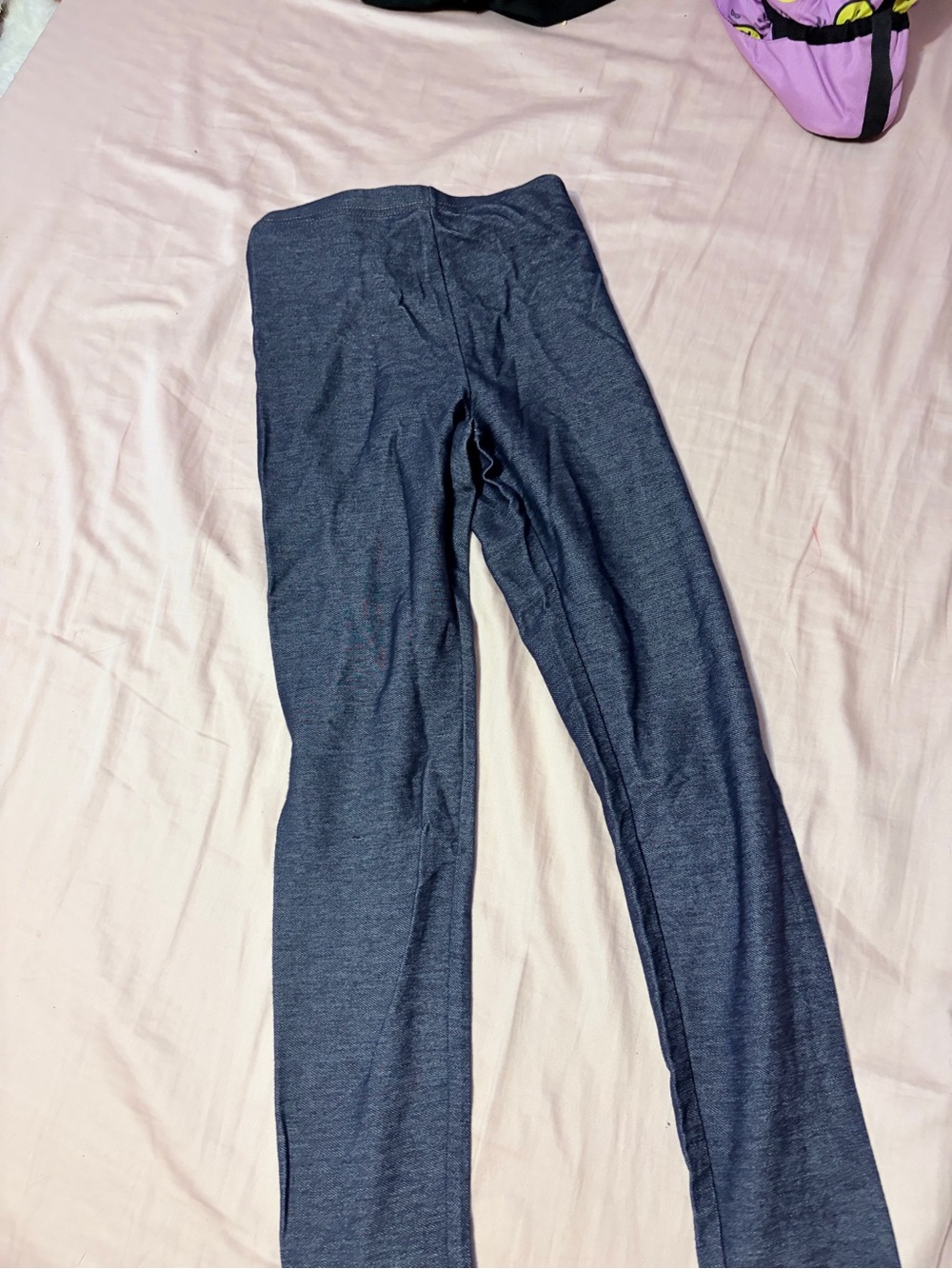 4 pairs of leggings all for $10 girls size 8 - Picture 3 of 4